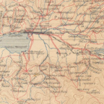 Το Καράτεπε σε χάρτη του 1921